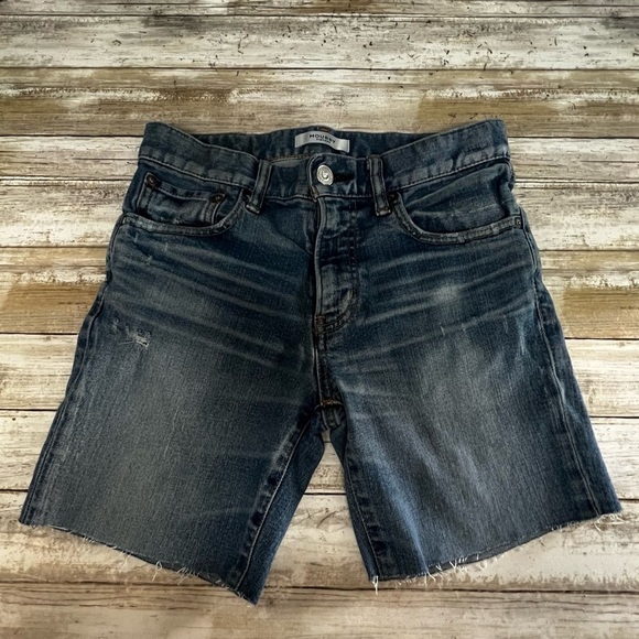 Moussy Vintage Velma Skinny Cut Off Shorts - Picture 1 of 11